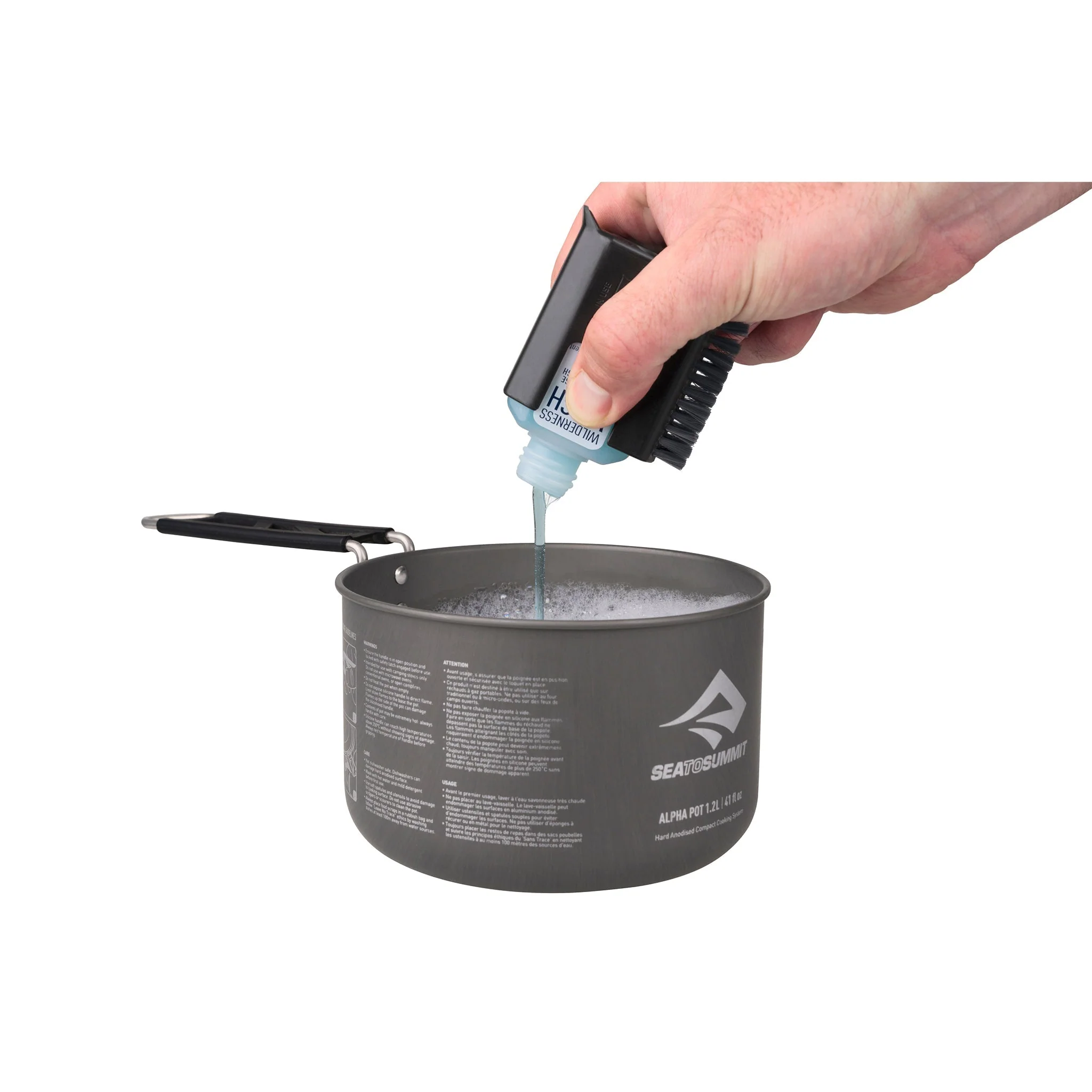 Camp Kitchen Pot Scrubber and Soap - Image 4
